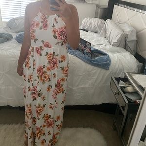 Floral maxi dress